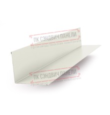 Планка примыкания верхняя 140х90х2000 ПЭ-9003-0.45